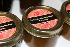 Fig Brandy and Honey Mandarine preserves
