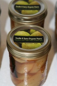 Vanilla & Spice Pears