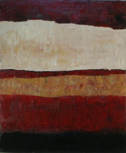 SOLD "Red Snake" ~ 20" x 24" x 1.5"~ Acrylic on Canvas