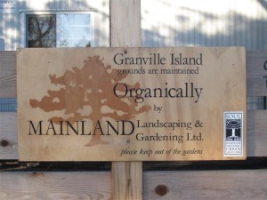 Love this organic landscape maintenace on Granville Island