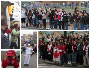 Torch Relay in East Vancouver