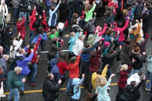 Vancouver 2010 Olympics imagine1day Flash Mob 7