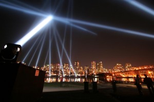 Vectorial Elevation Light Show Sculpture False Creek Vancouver 1
