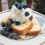 Blueberries and Lemon Poundcake