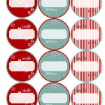 Free Holiday Printable Canning Labels 2.5 inch