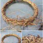 DIY vine wreath from grapevine, virginia creeper, wisteria (Medium) DIY vine wreath from grapevine, virginia creeper, wisteria (Medium)