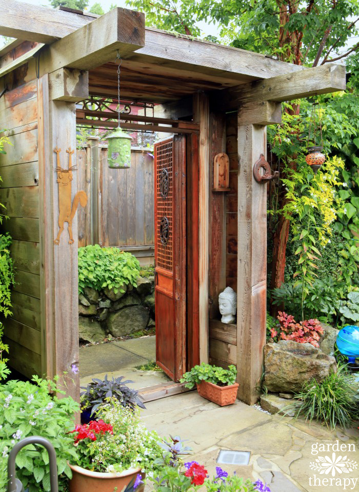 Entry to create a secret garden space