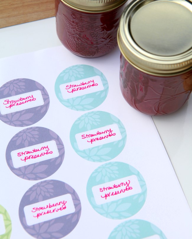 Free Printable Canning Labels