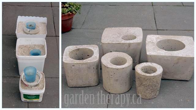 Modern Concrete Planters