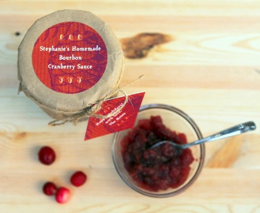 Holiday Cranberry sauce recipe with bourbon