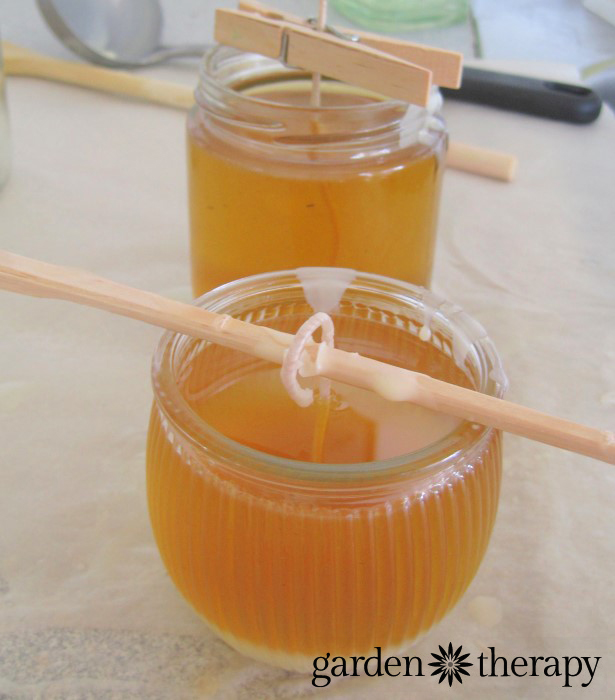 Soy Beeswax Jar Candles - Garden Therapy