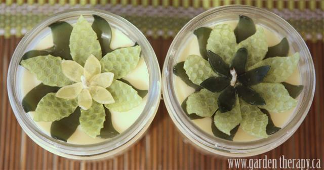 flower candle beeswax soy mason jar tutorial