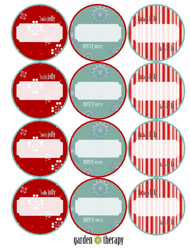 Free Printable Christmas Canning Labels