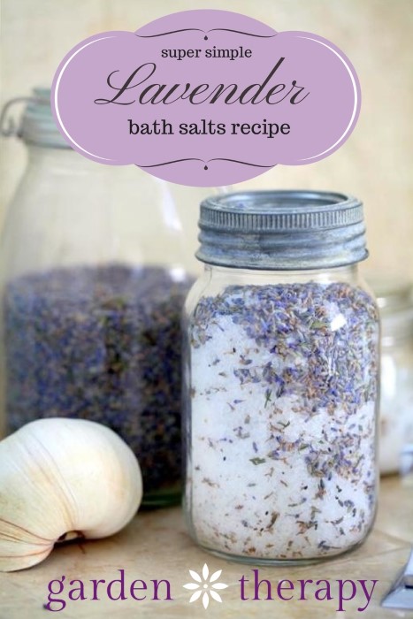 Download Easy Homemade Bath Salts Recipe - Garden Therapy