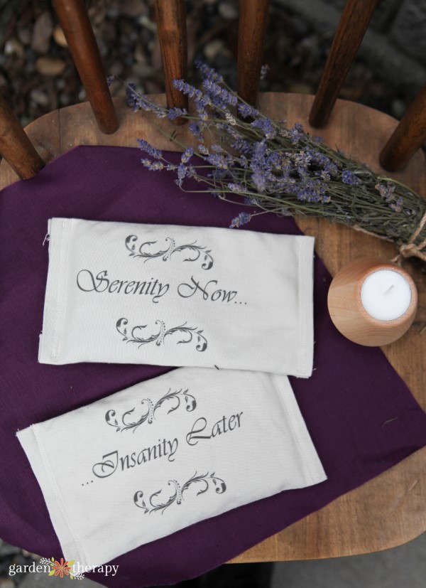 Serenity Now! Encouraging Deep Relaxation with Homemade Lavender Eye Pillows