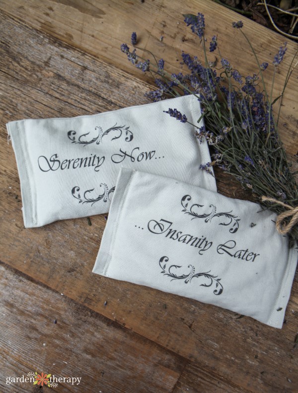 homemade lavender eye pillows