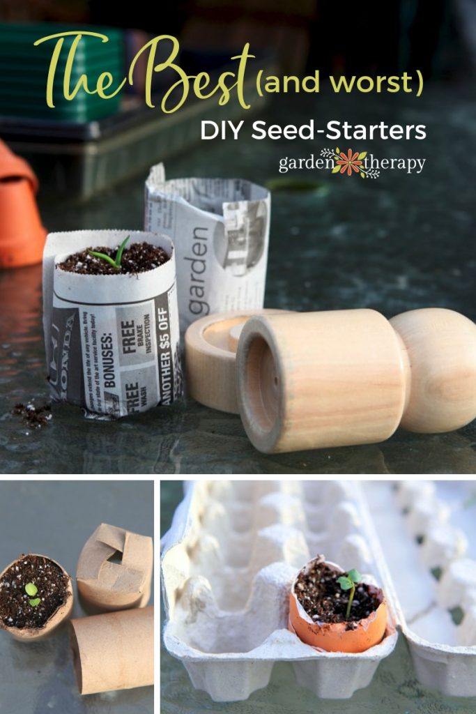 How to make Seed Starter Pots Reusing Toilet Paper Tubes 