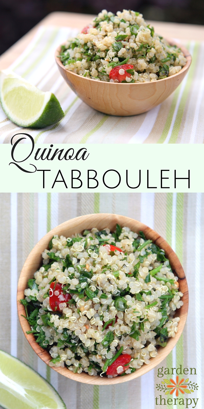 Fresh Herb Quinoa Tabbouleh recipe