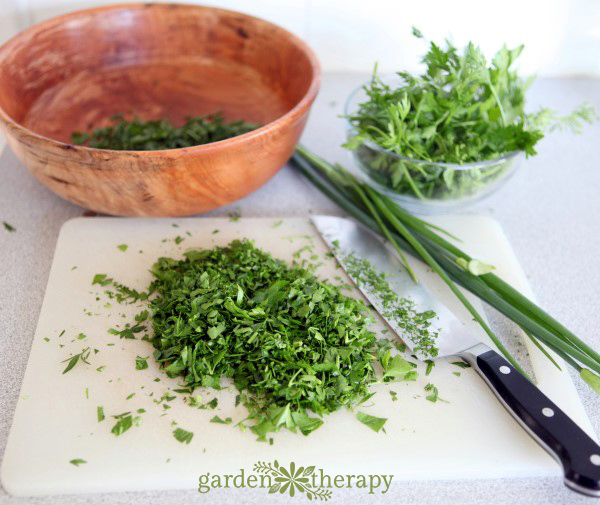 Fresh Herbs for Tabbouleh