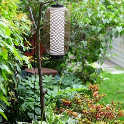 DIY Branch Outdoor Lamp Project