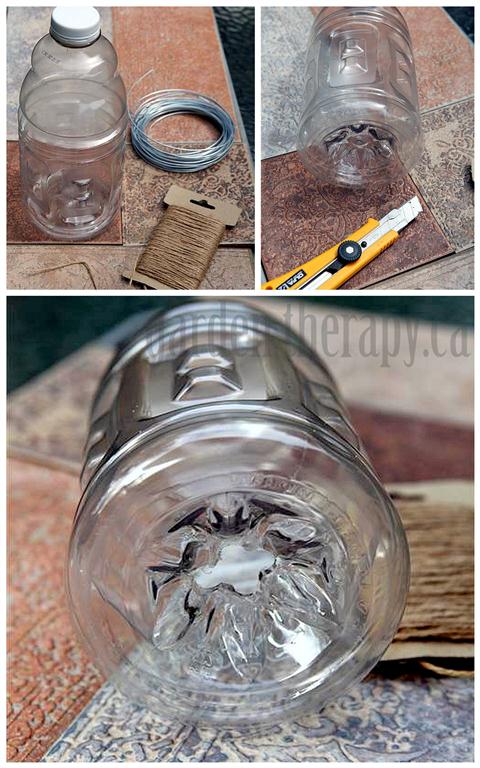 DIY Wasp Trap from recycled materials