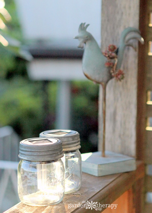 Mason jar solar lights