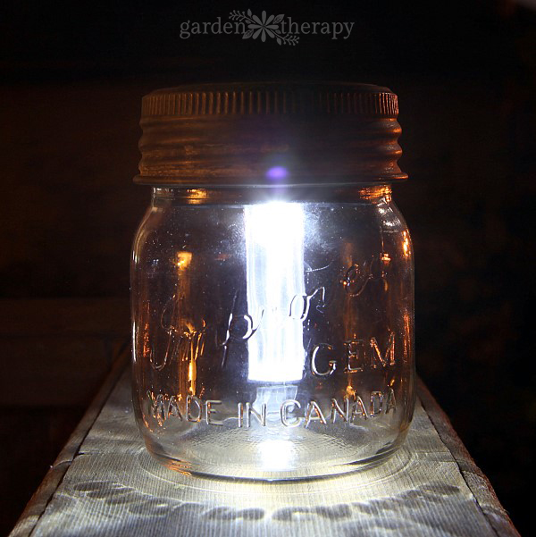 DIY Mason Jar Solar Lights