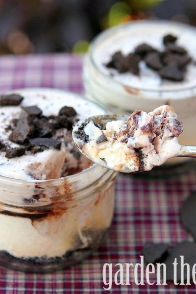 Ice Cream Cake in Mason Jars Recipe