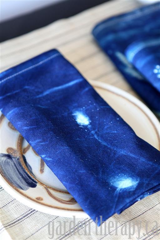 Cyanotype Print Napkins