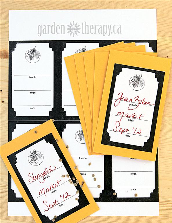 Printable Seed Packet Envelopes