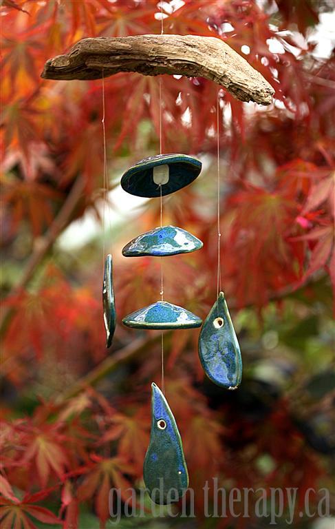 How to make a clay and wood wind chime