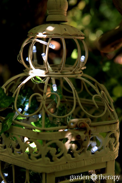 birdcage outdoor fairy lights