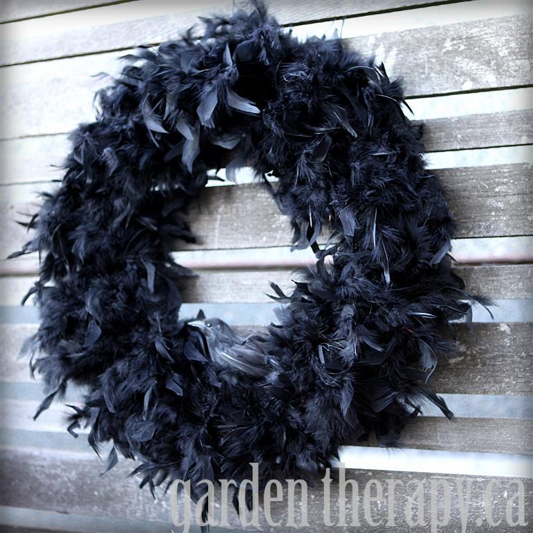 Crow Feather Wreath