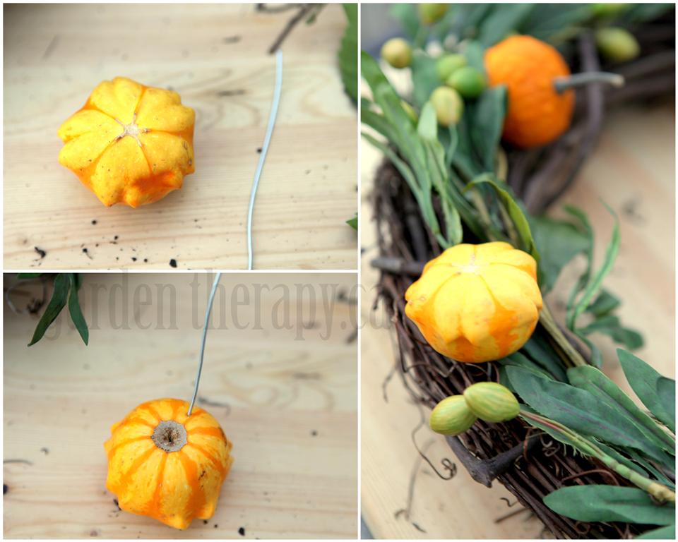 Fall Gourd Wreath