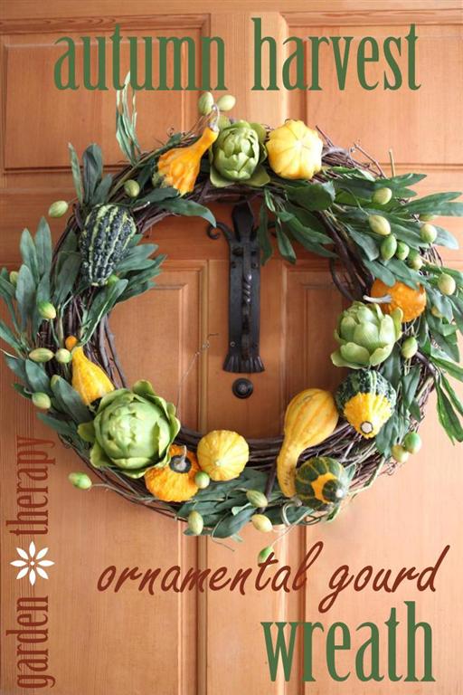 How to make an Ornamental Gourd Wreath