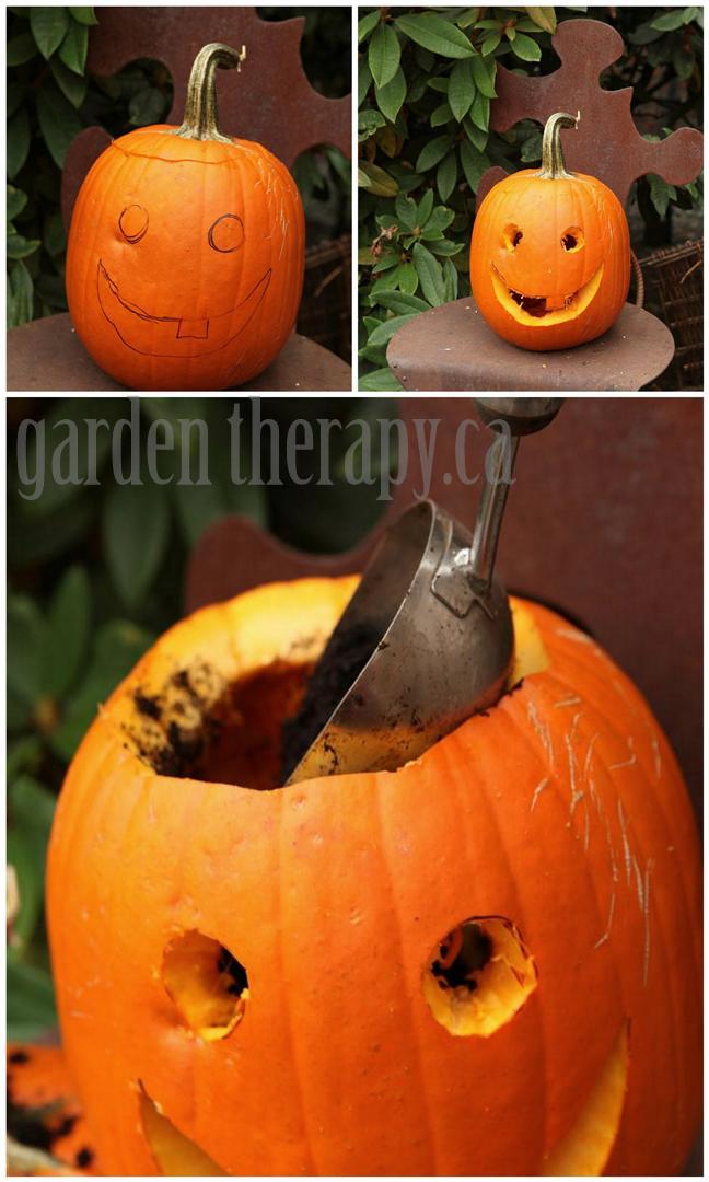 halloween planter