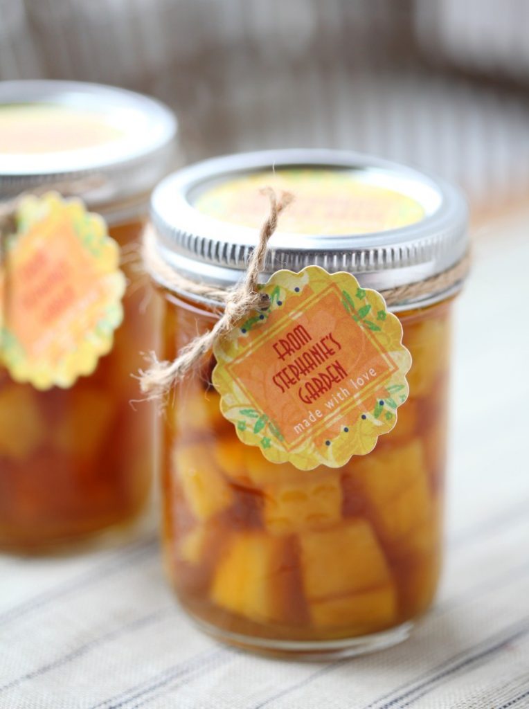 Pickled Golden Beets with ginger and star anise