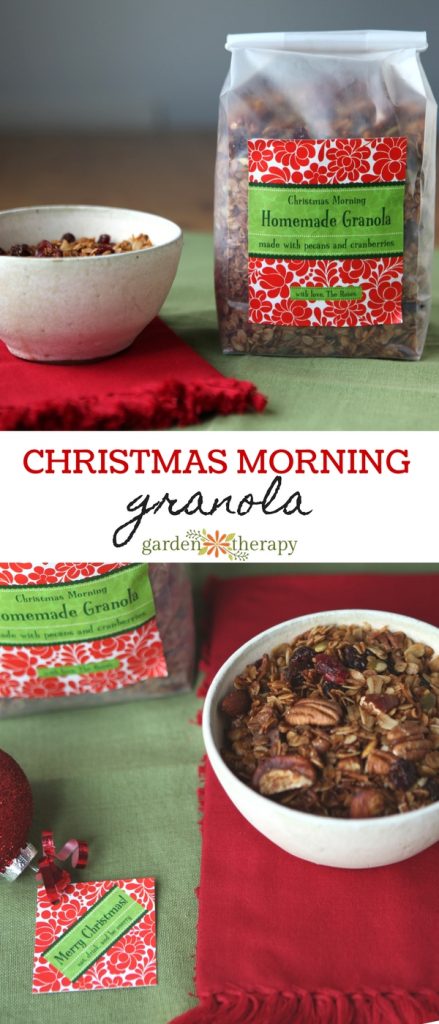 Christmas Morning Granola - Garden Therapy