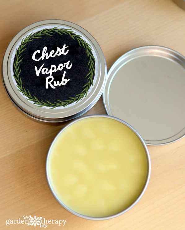 All-Natural DIY Vapor Rub with Soothing Essential Oils - Garden