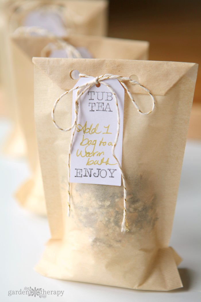 bath salt tea bags