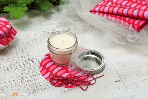 mini Mason jar candle