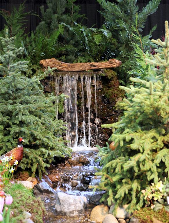 Waterfall garden
