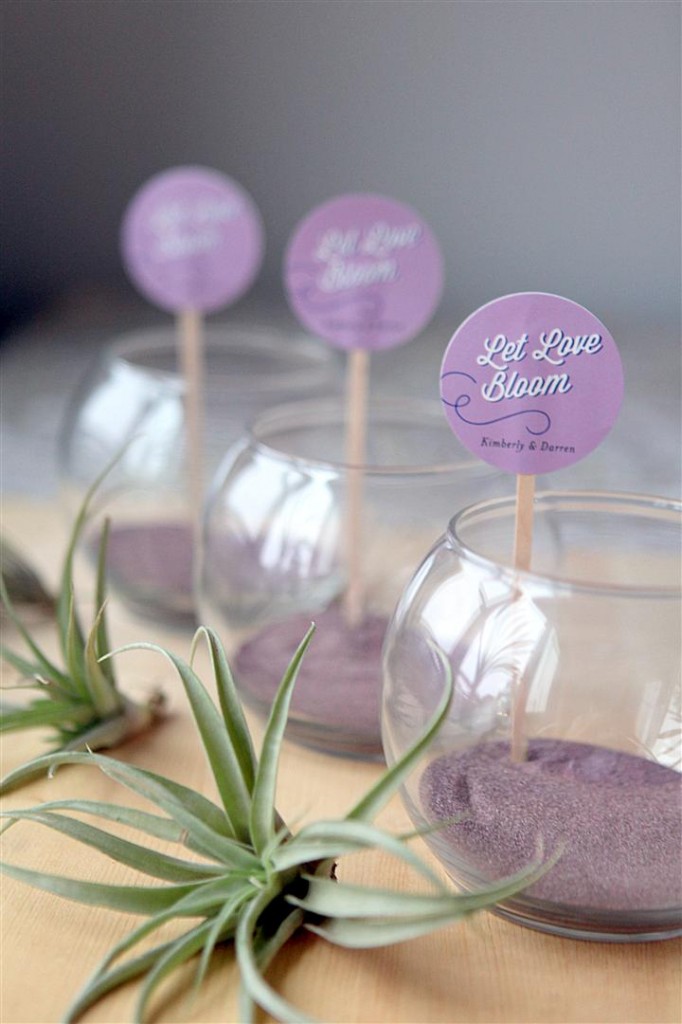 terrarium wedding favor