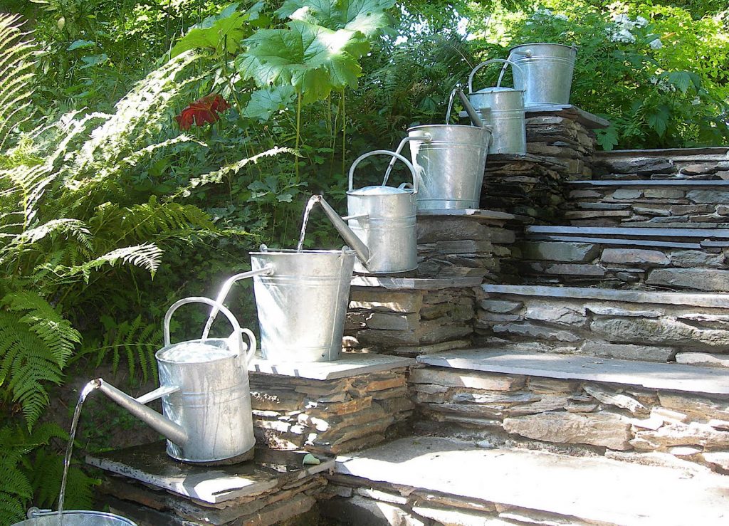 Watering Can Fountain