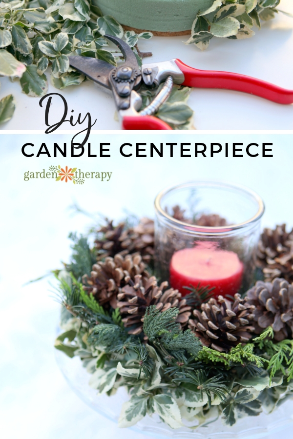 diy christmas candle wreath