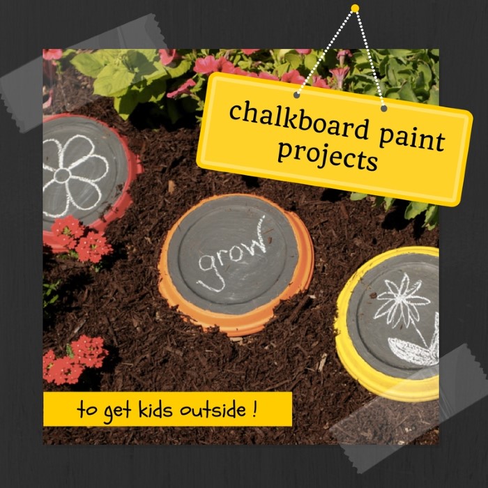 Chalkboard Paint Projects To Get Kids Outside Garden Therapy