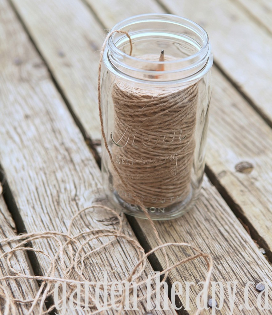 How to Make a DIY Garden Twine Dispenser