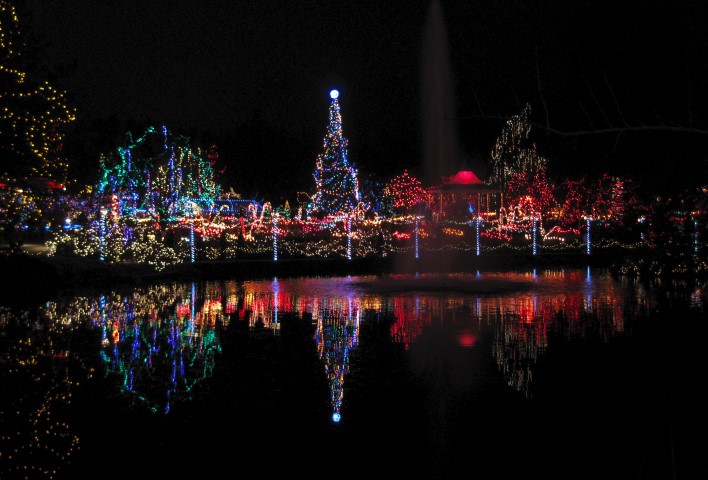 Grand Scale Holiday Lights at VanDusen Garden