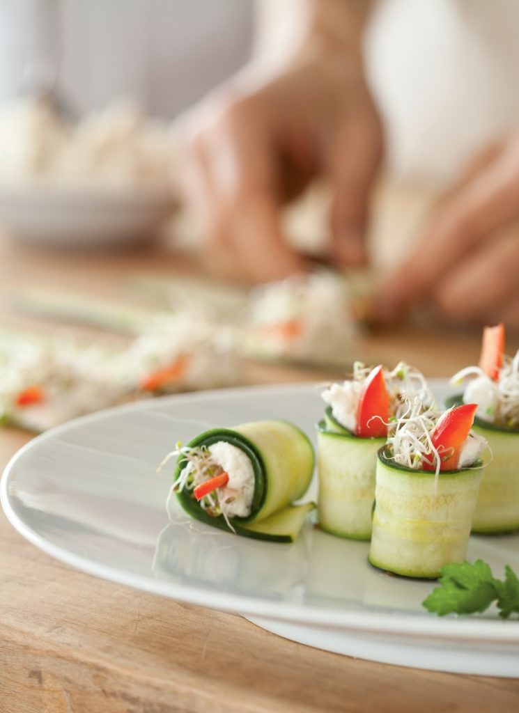 Raw Ricotta Roulade