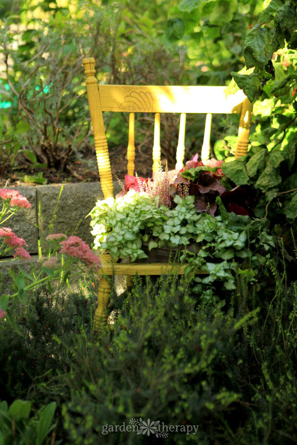 How to Upcycle a Chair into a Planter